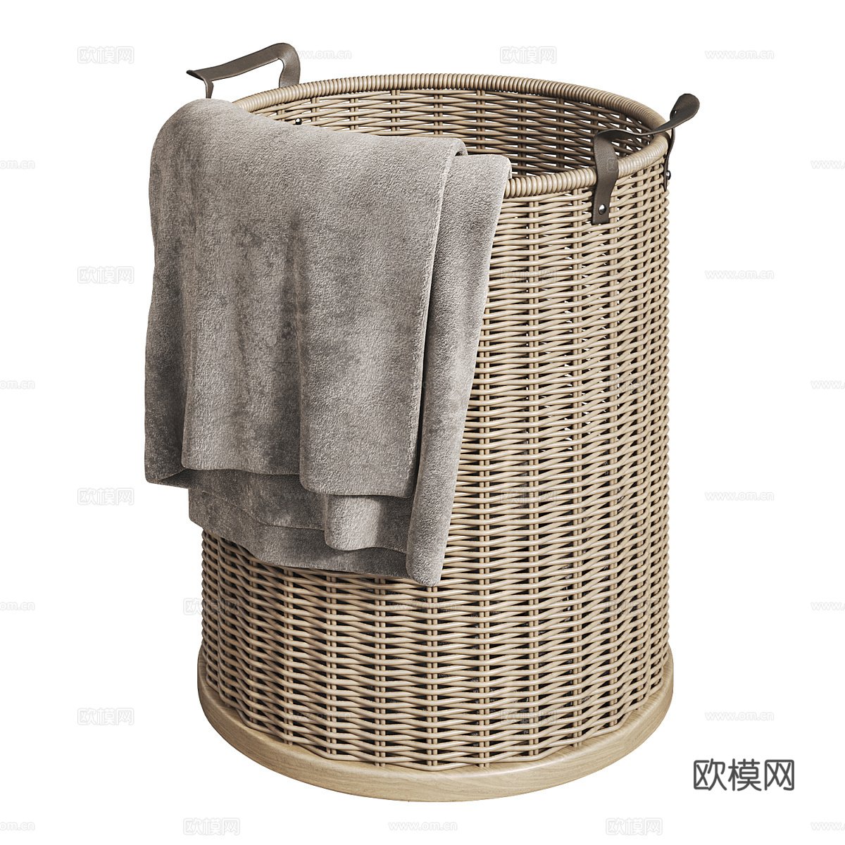 洗衣篮 收纳筐 箩筐3d模型