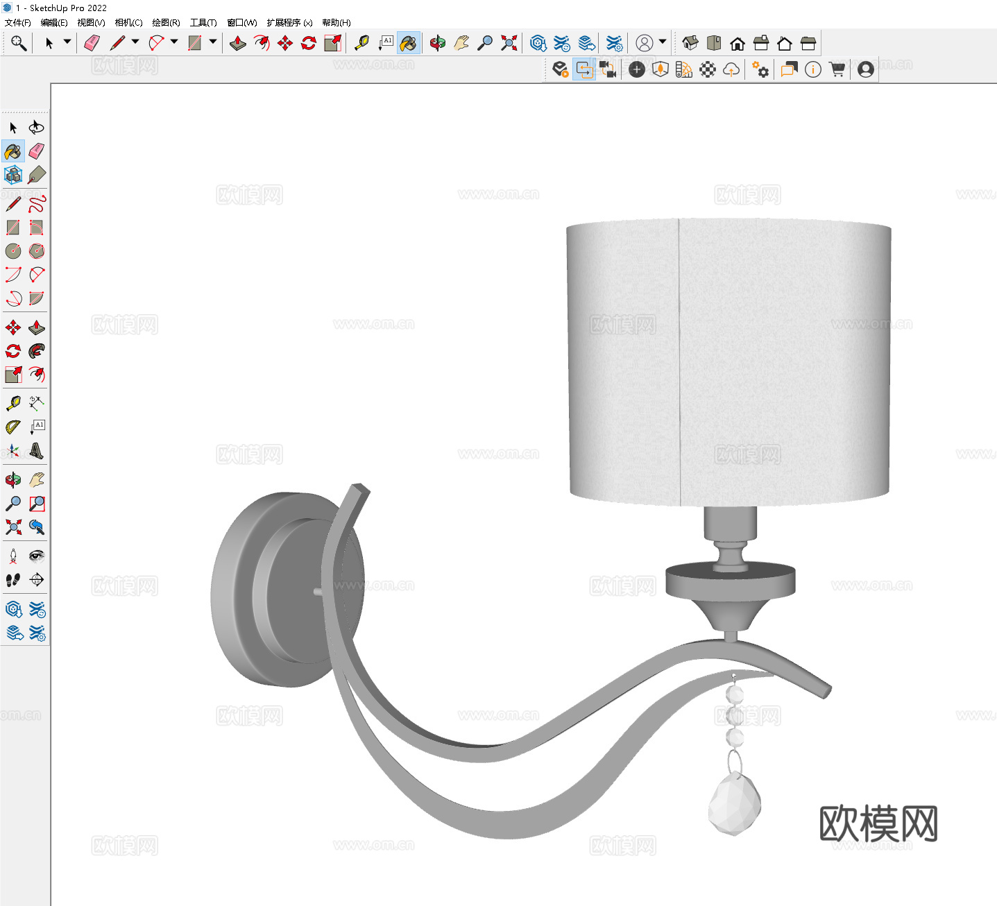 极简壁灯 艺术壁灯 简约壁灯 庭院壁灯 床头壁灯 户外壁灯su模型