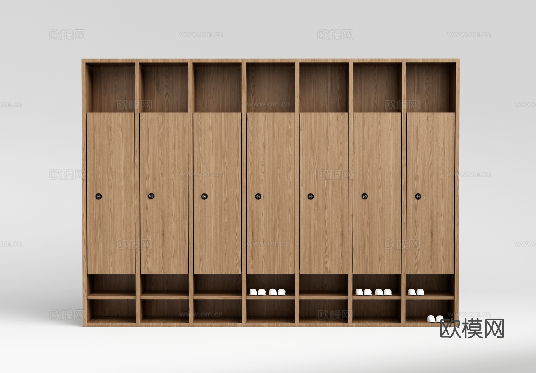 现代更衣柜 储物柜su模型