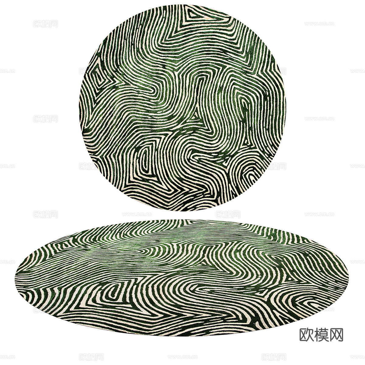 美式地毯 古典地毯 民宿地毯 东南亚地毯 毛毯 民族地毯su模型