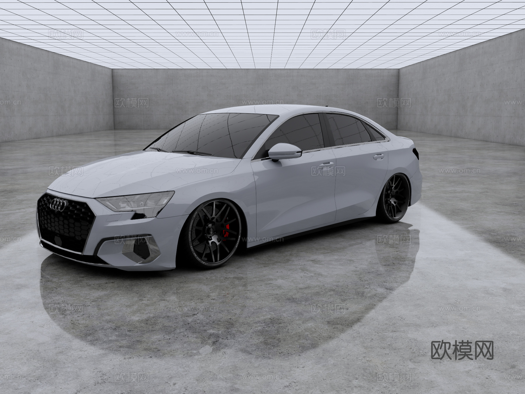 奥迪 A3 35 TFSI 汽车 轿车 家用车 街车su模型