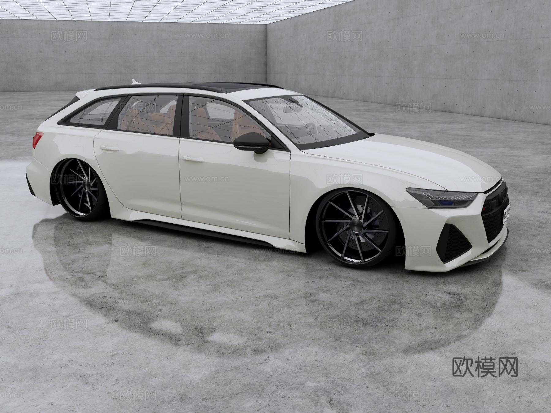 奥迪 RS6 轿跑 汽车 街车 家用车su模型