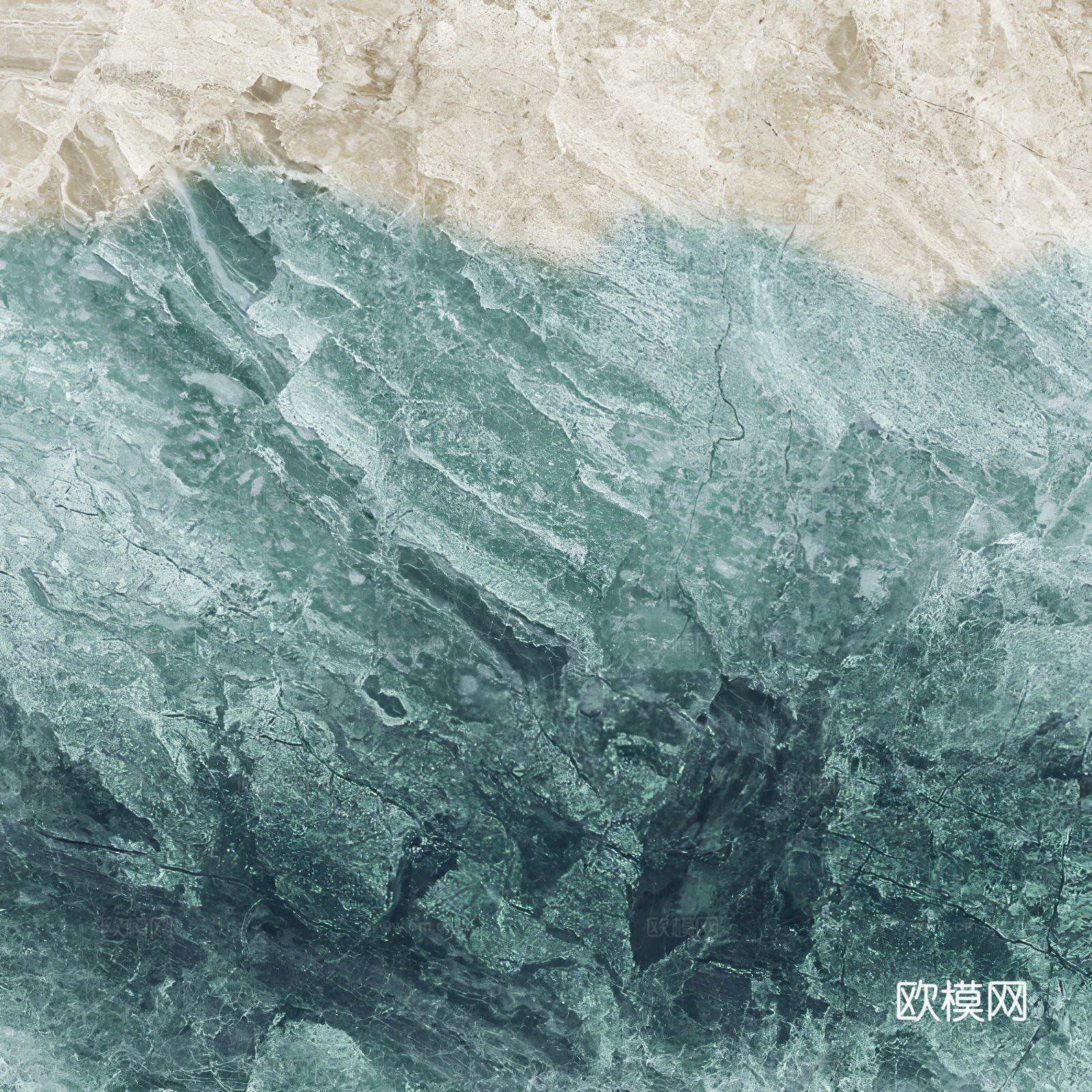 现代大理石 海洋之蓝色奢石 潘多拉大理石