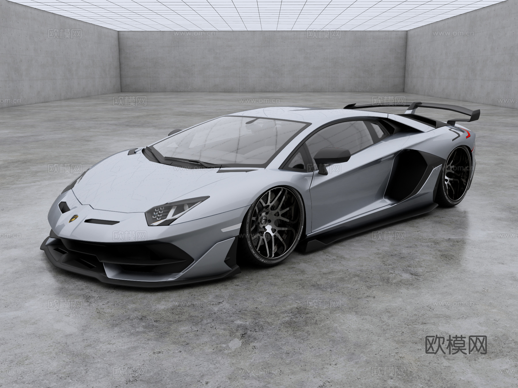 兰博基尼 Aventador SVJ 超跑 超豪华车su模型
