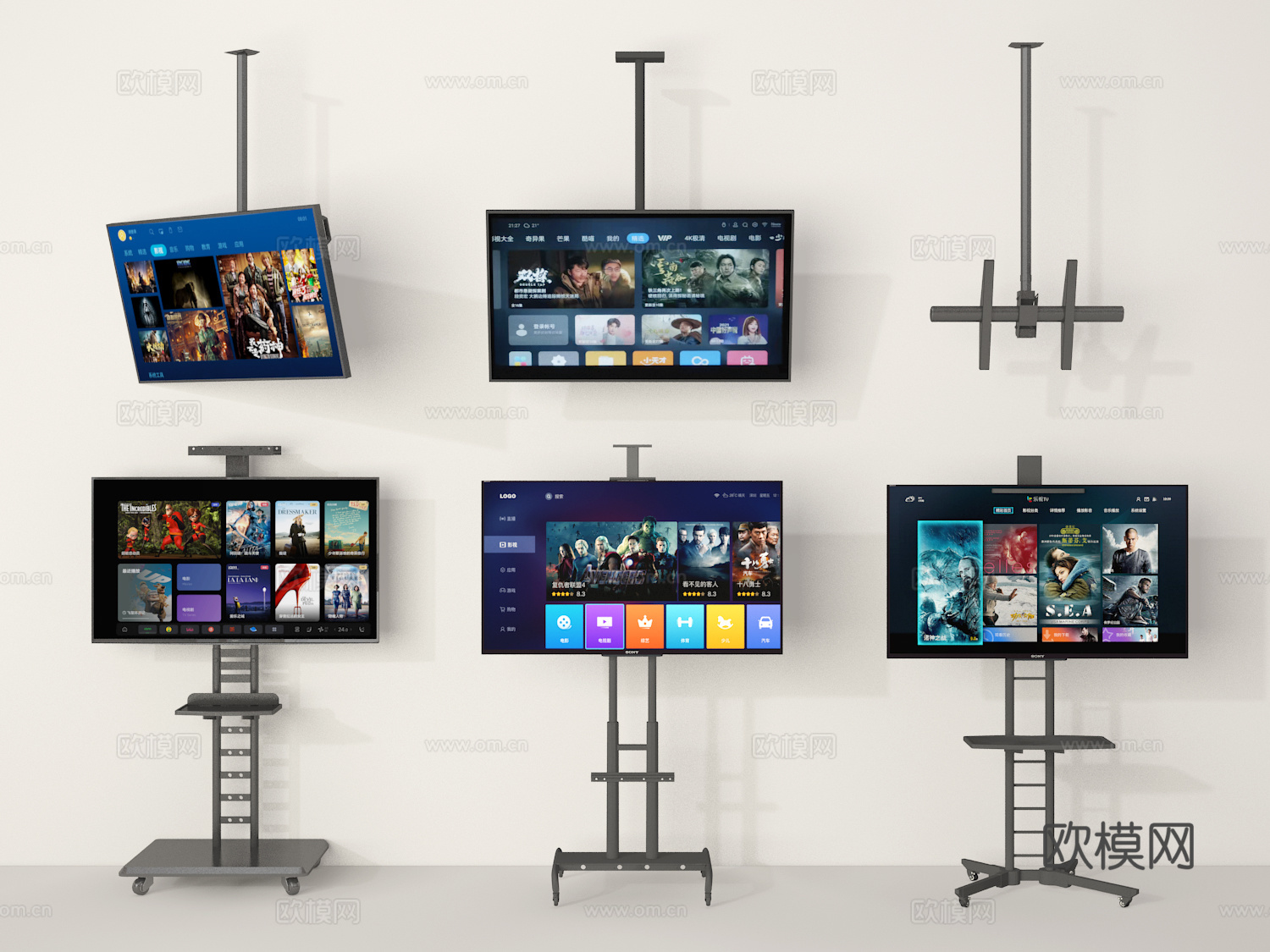 电视机3d模型