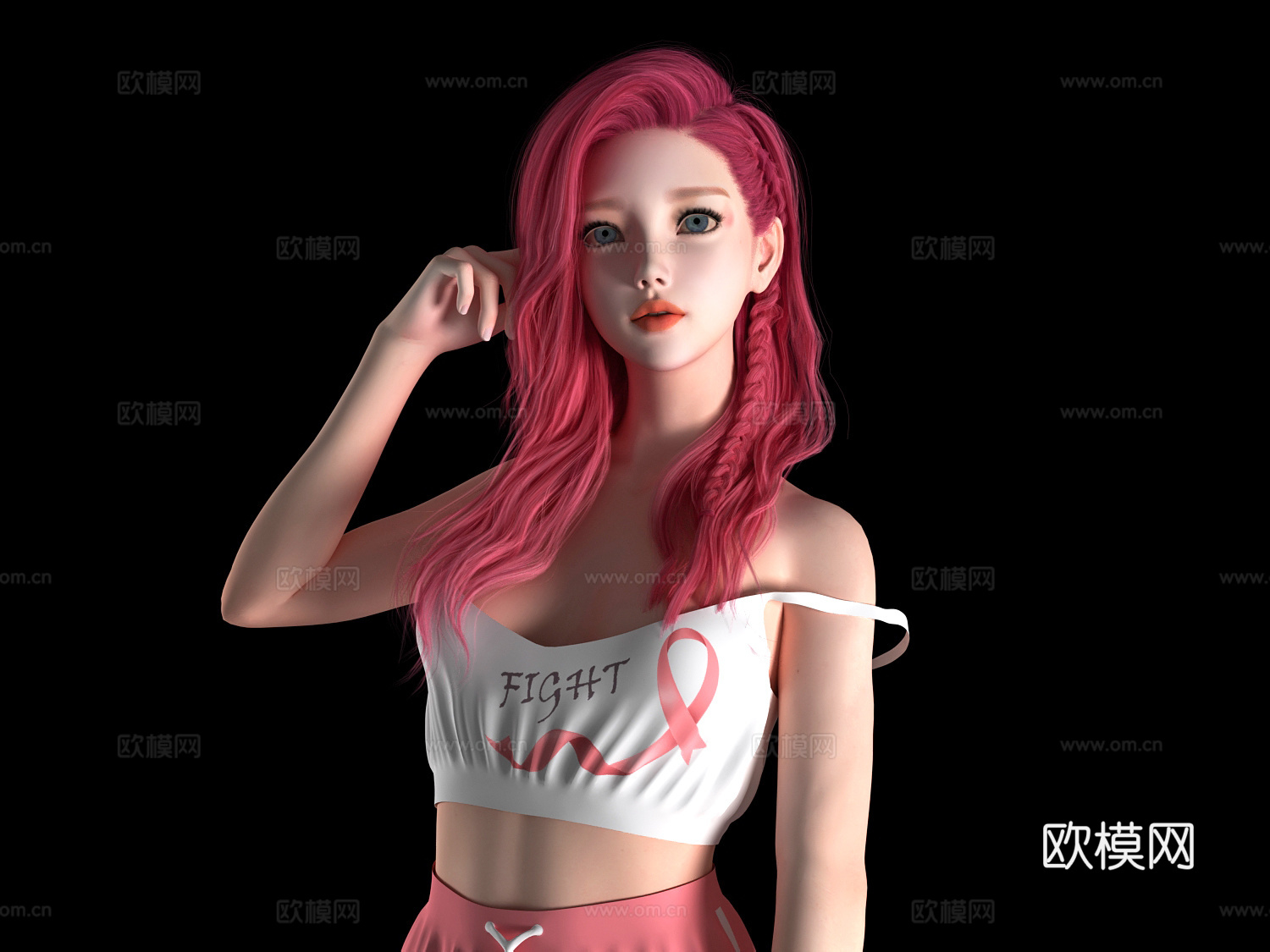 现代女人 人物  美女 时尚模特 小姐姐明星su模型