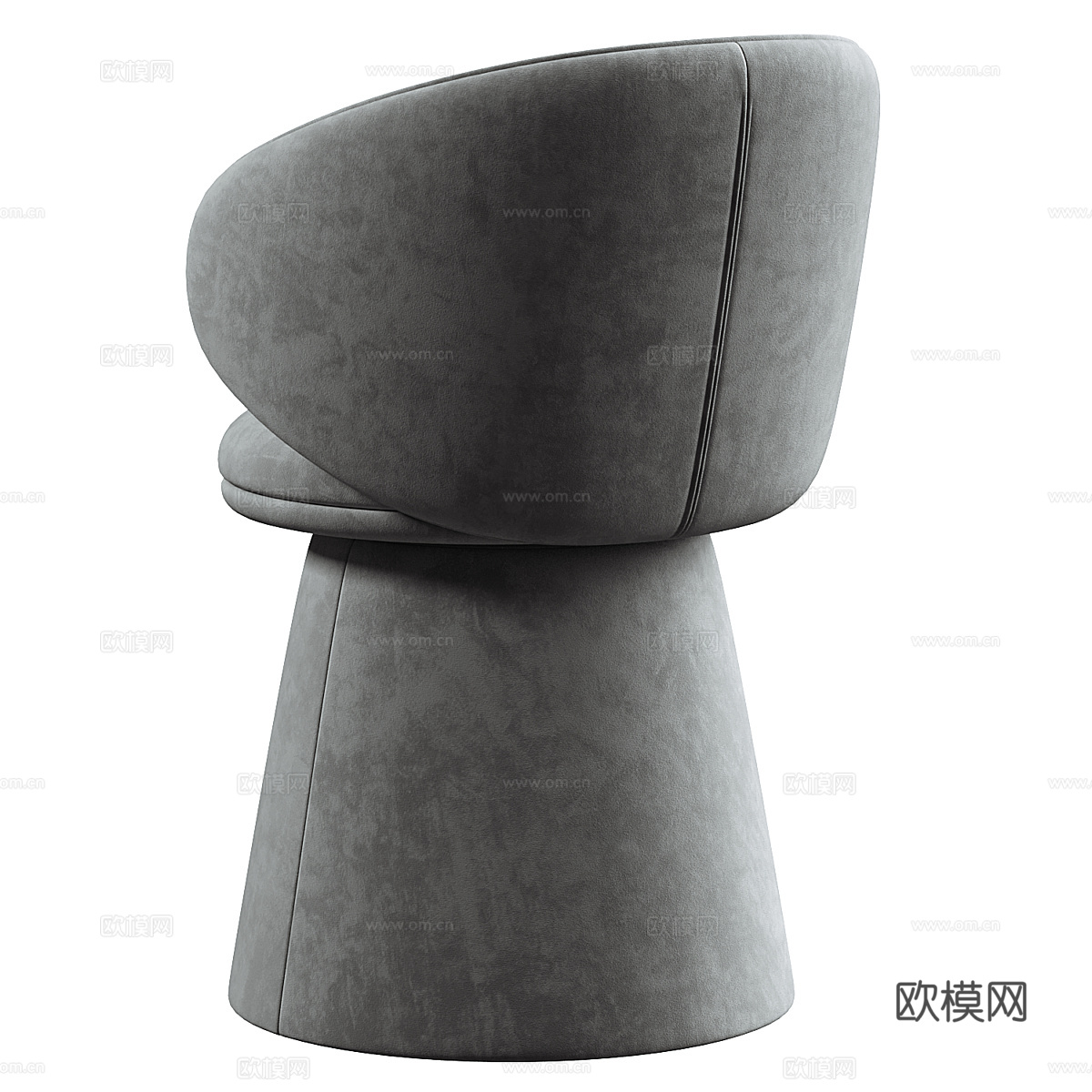 现代意式 Belle Tub 扶手椅3d模型下载（渲染图4）