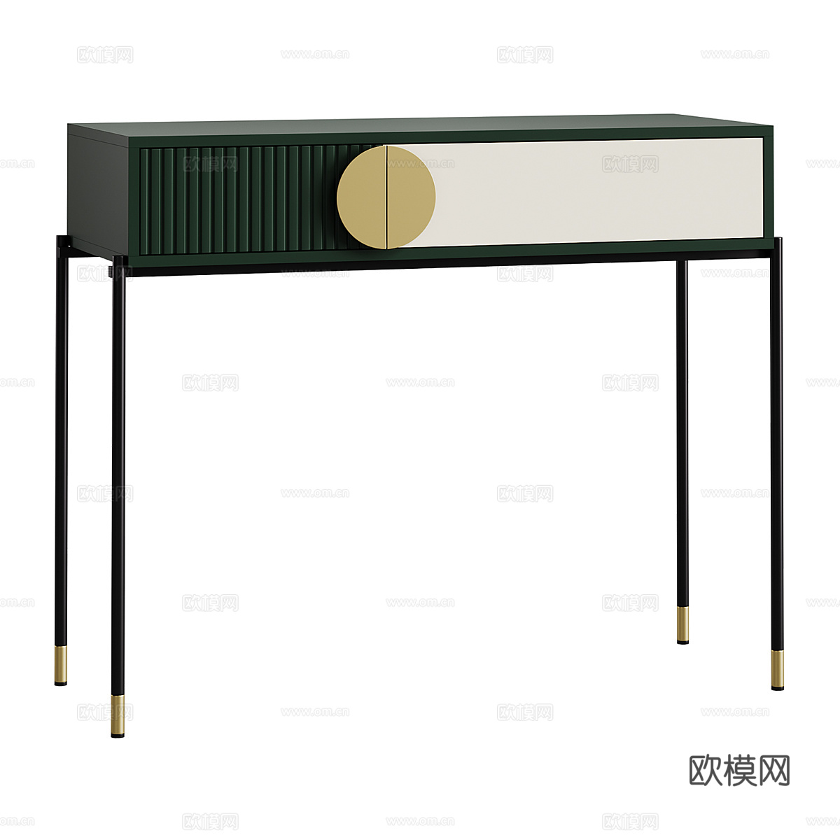 现代简约书桌 书桌 简约书桌3d模型