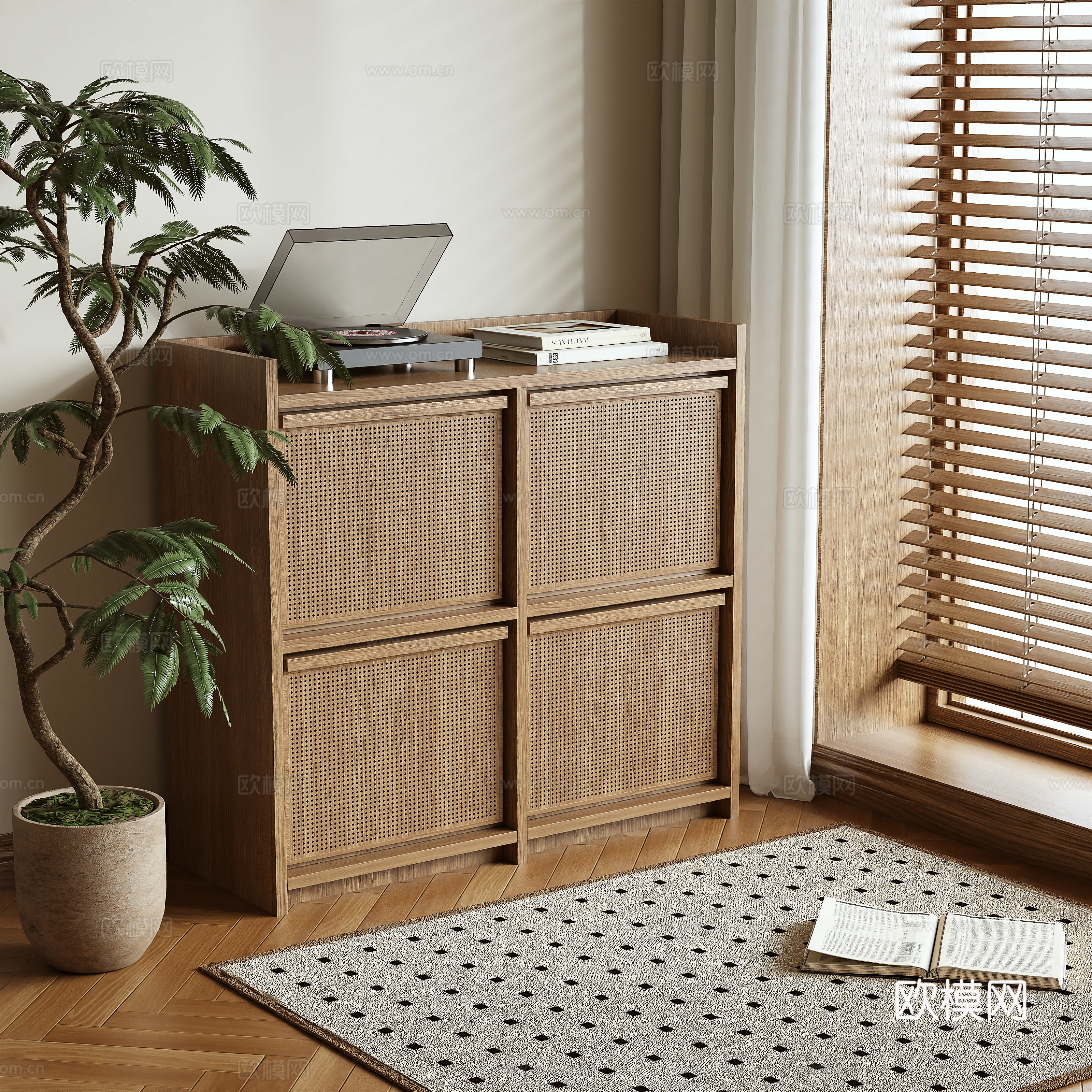 储物柜3d模型下载