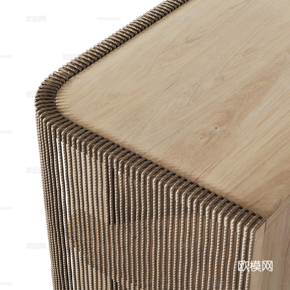 新中式侘寂 Bolia Cord 餐边柜3d模型