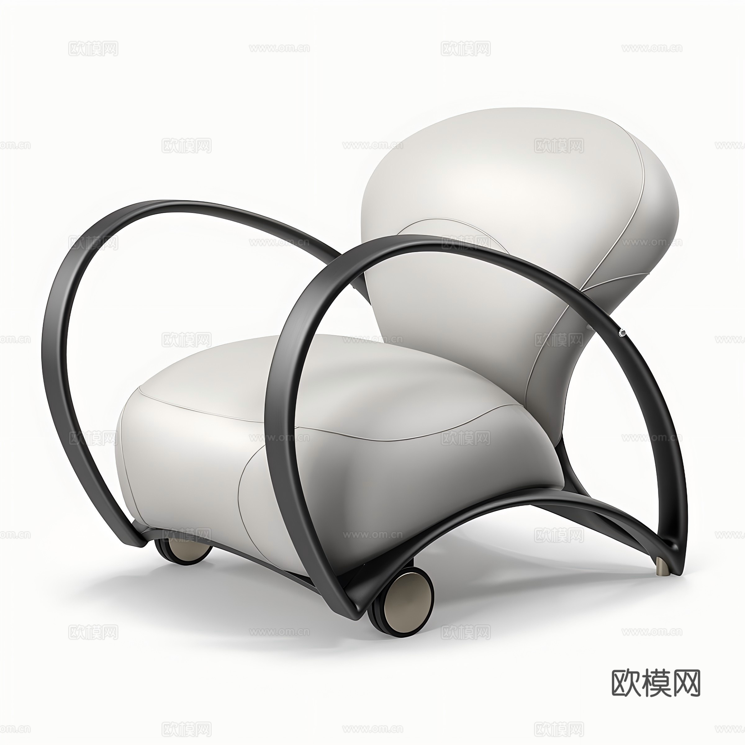 简约休闲椅 艺术休闲椅 创意休闲椅 创意单椅 艺术单椅 扶手su模型