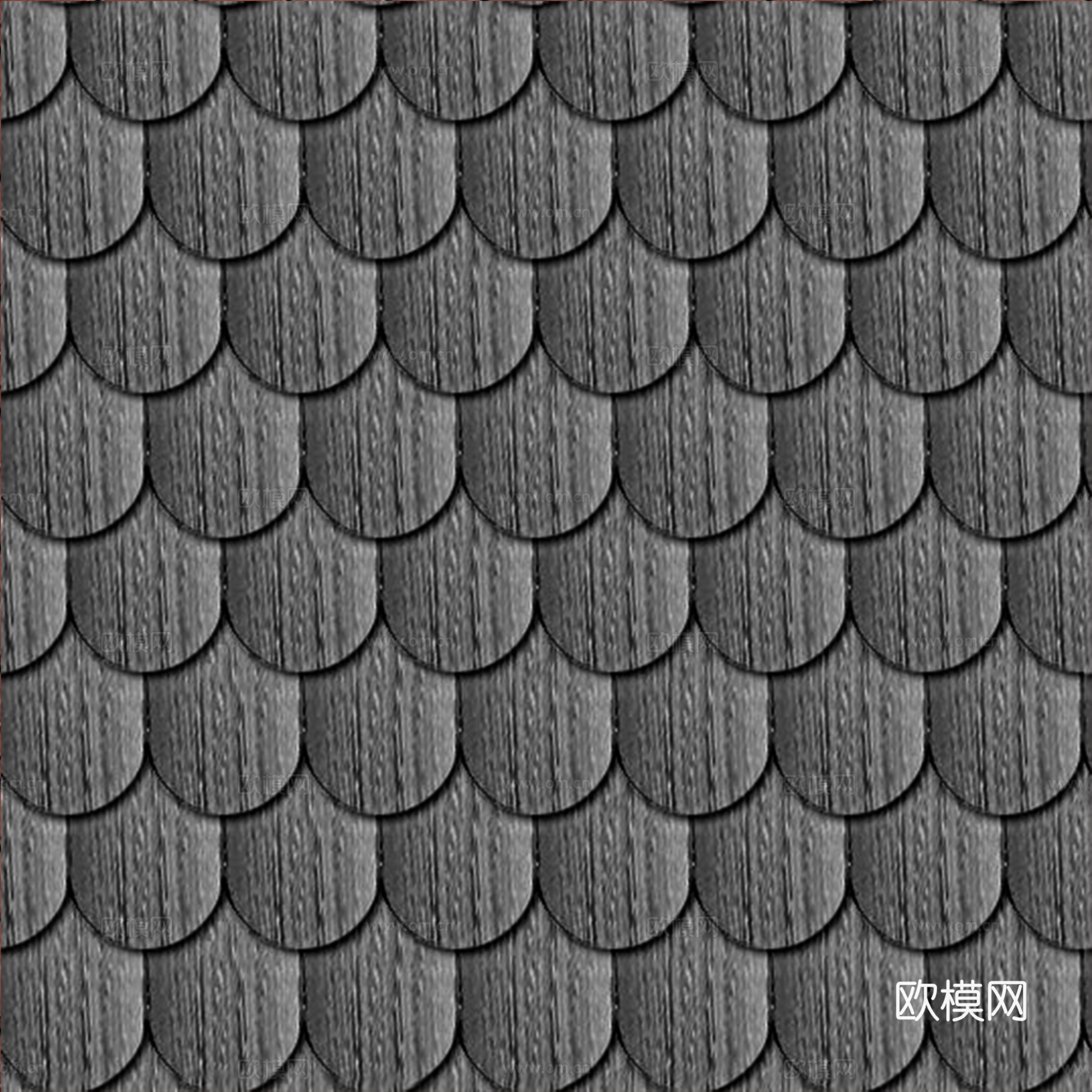 瓦片 波瓦 陶土瓦 圆瓦