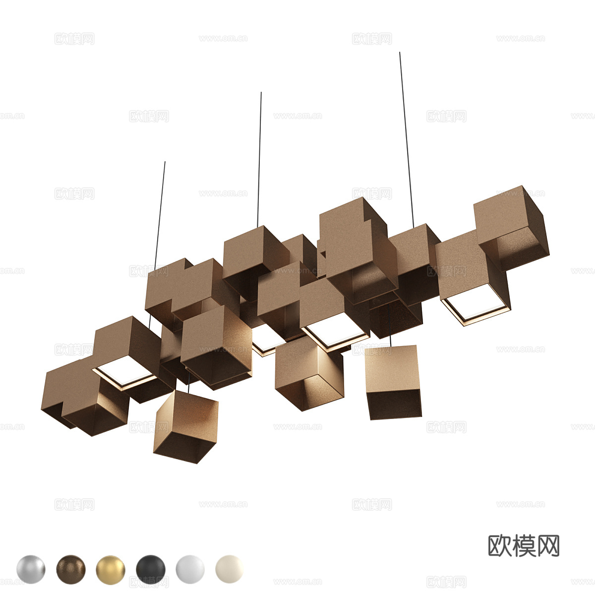 轻奢吊灯 酒店吊灯 装饰吊灯 大堂吊灯 售楼处吊灯 大厅吊灯3d模型