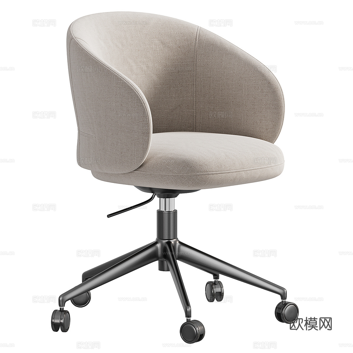 现代意式 Alki Pottolo 旋转办公椅3d模型