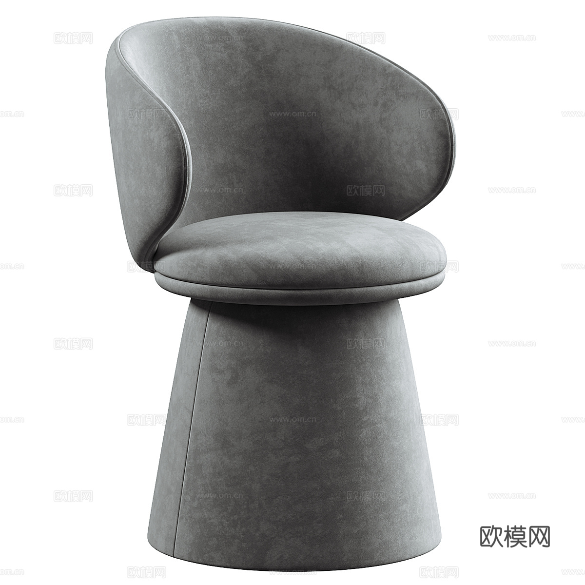 现代意式 Belle Tub 扶手椅3d模型下载（渲染图2）