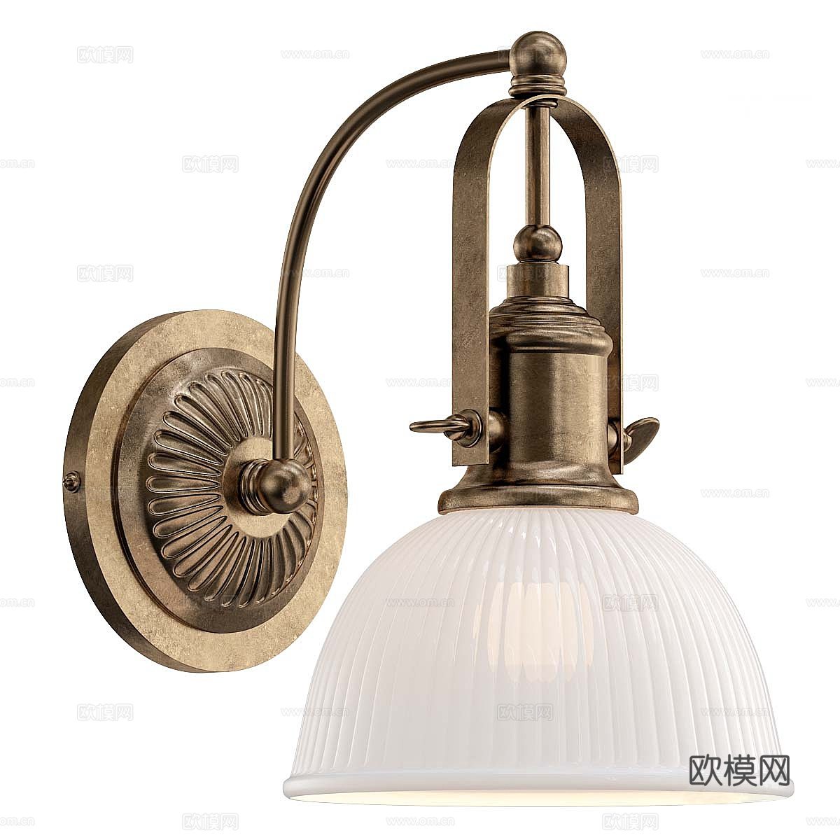 北欧简约壁灯 壁灯 简约壁灯3d模型