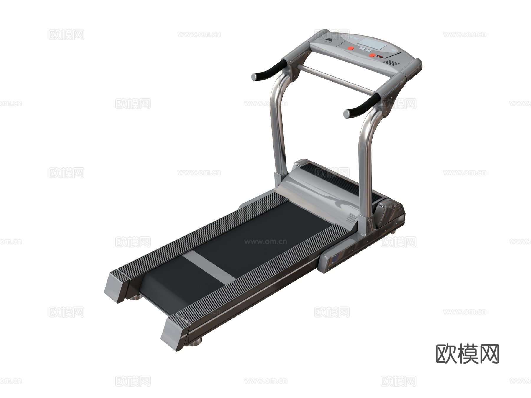 跑步机运动器材su模型