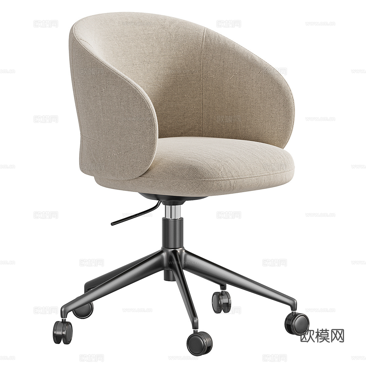 现代意式 Alki Pottolo 旋转办公椅3d模型