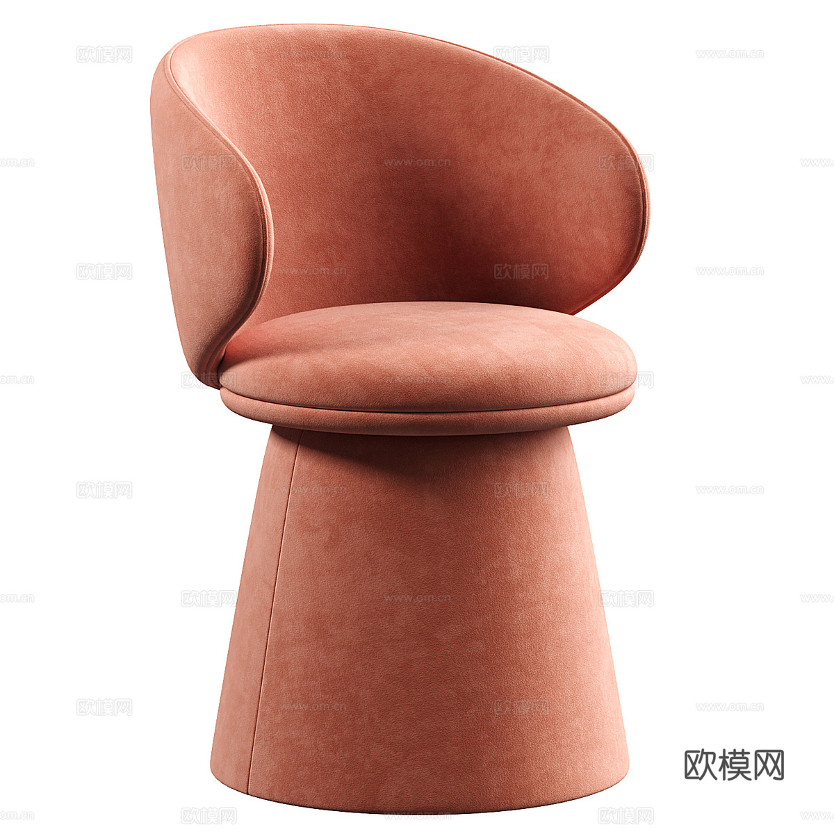 现代意式 Belle Tub 扶手椅3d模型下载（渲染图3）