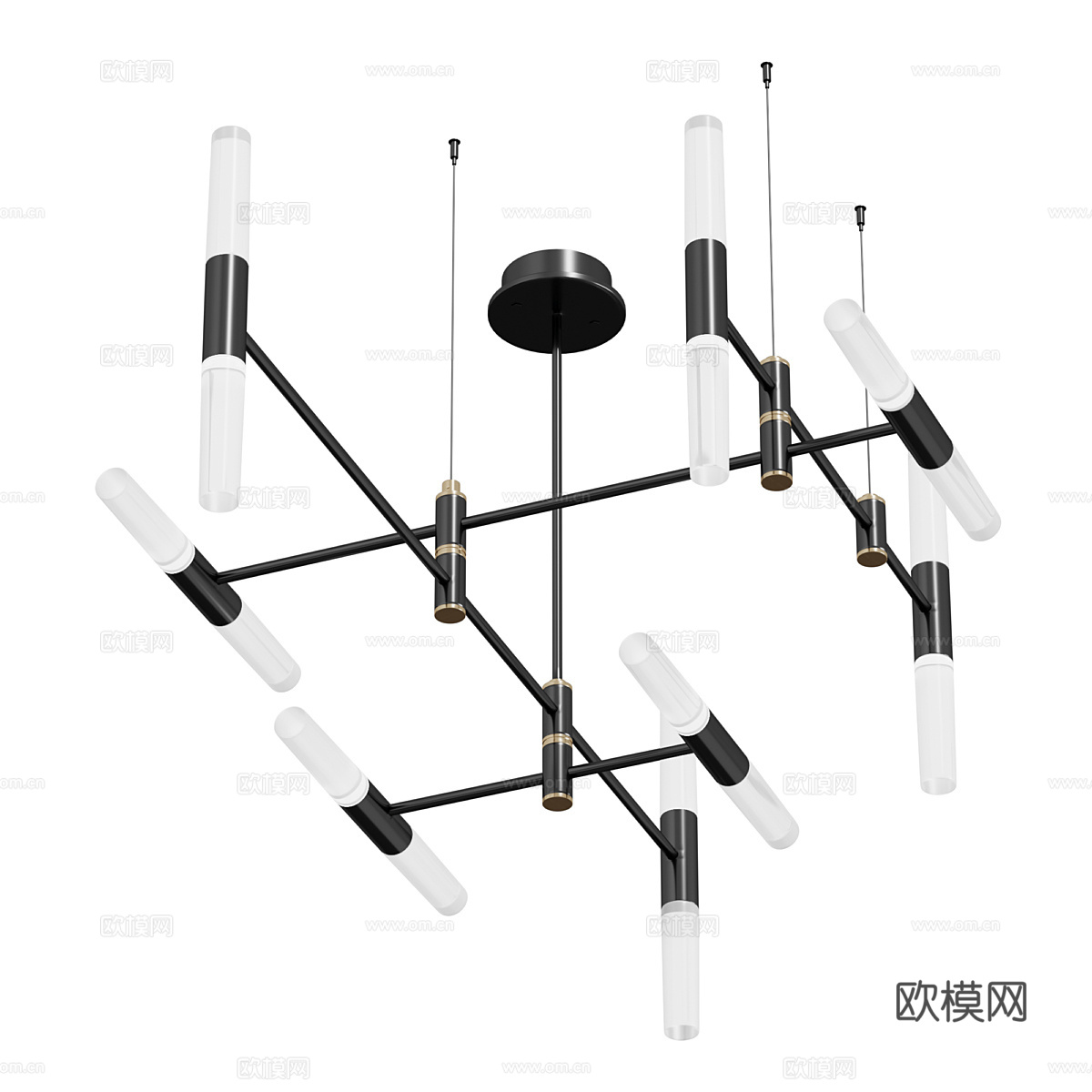 新中式 RIMINI 装饰吊灯3d模型
