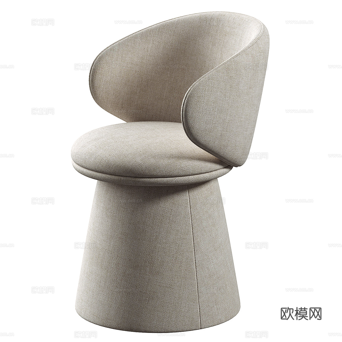 现代意式 Belle Tub 扶手椅3d模型下载（渲染图6）