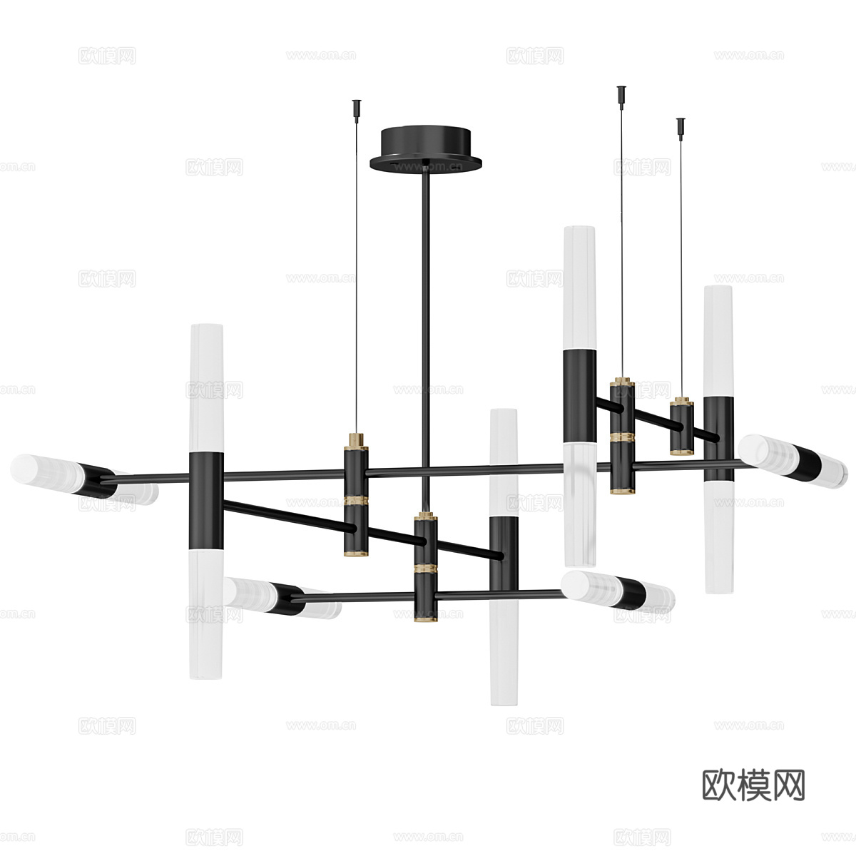 新中式 RIMINI 装饰吊灯3d模型