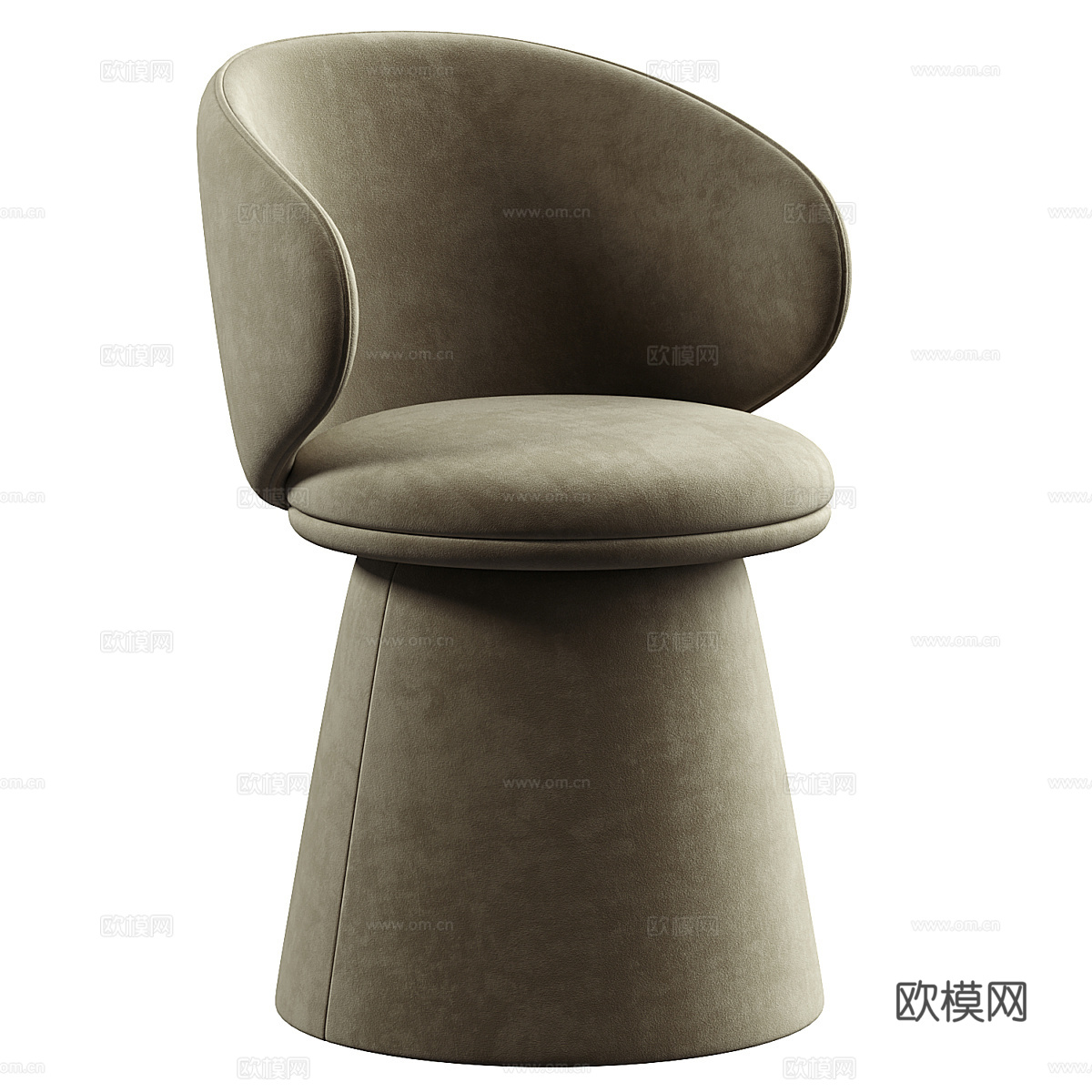 现代意式 Belle Tub 扶手椅3d模型下载（渲染图5）