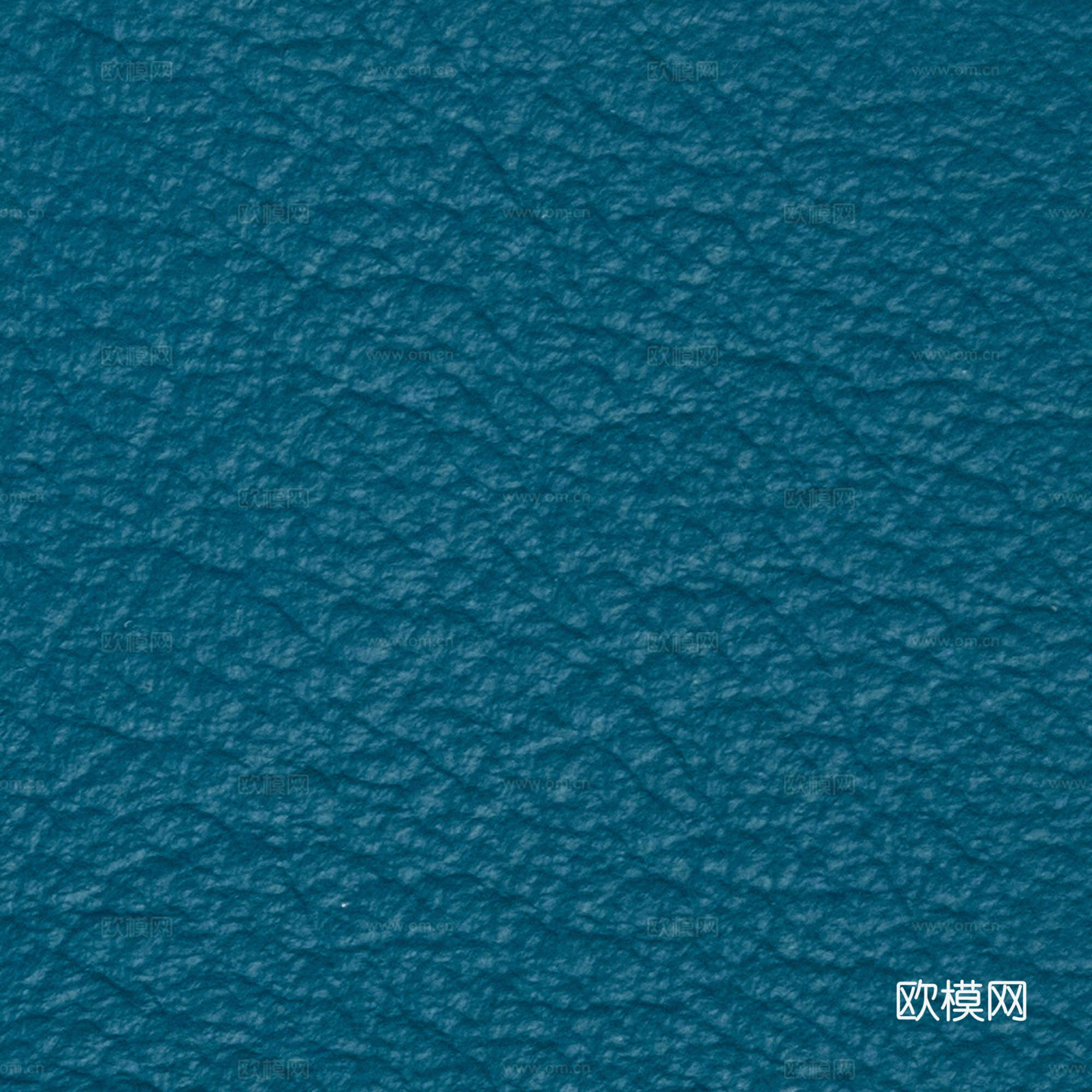 蓝色粗纹皮革