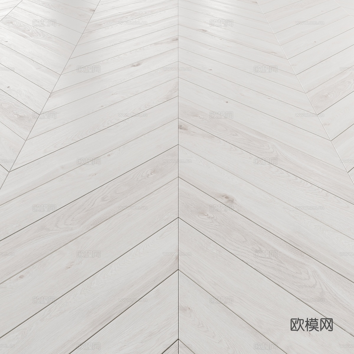 简约木地板 白色木地板 鱼骨铺 人字铺 工字铺 哑光木地板3d模型