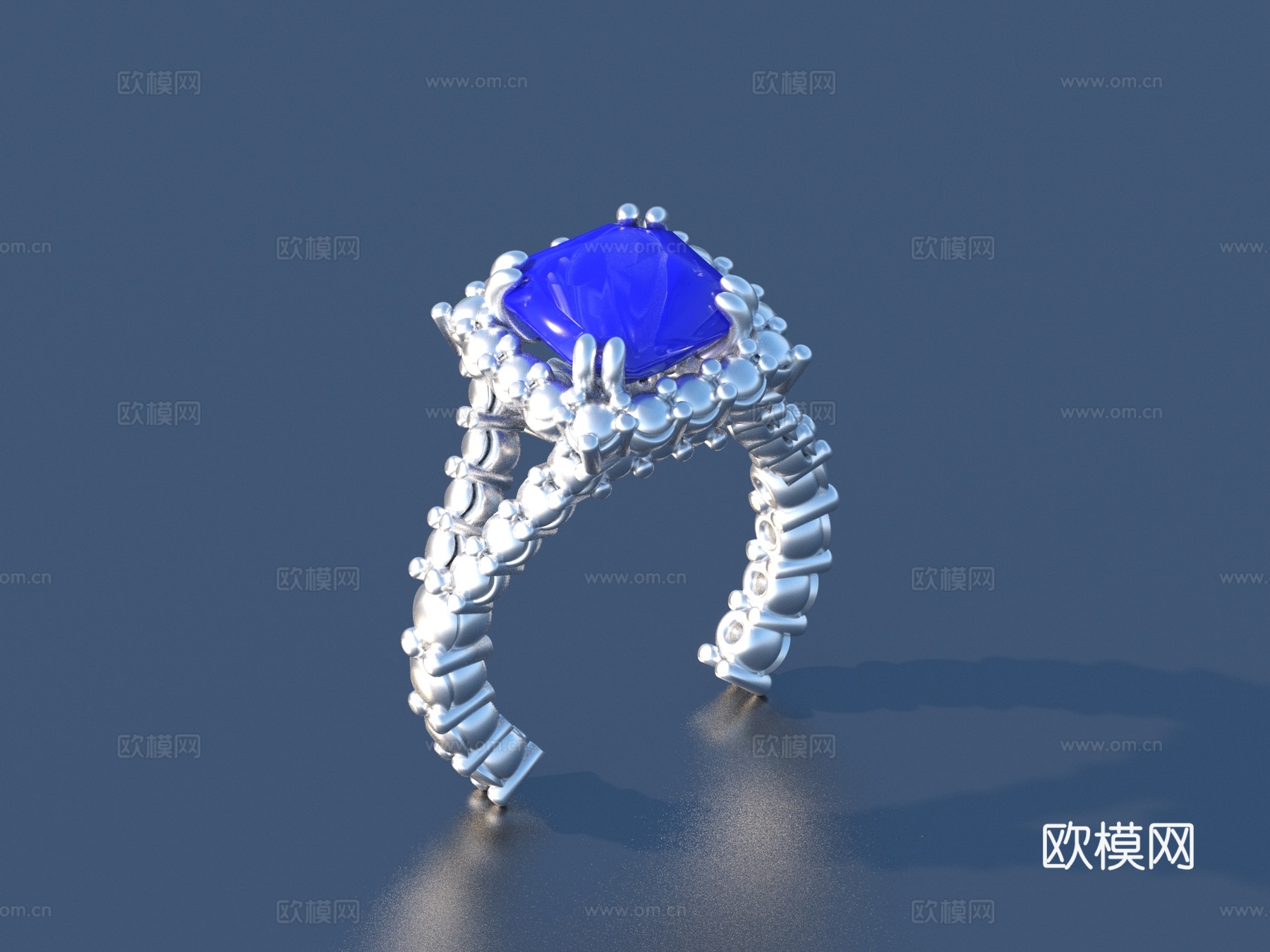 戒指 钻戒 宝石戒指 金戒指 银戒指 珠宝首饰3d模型