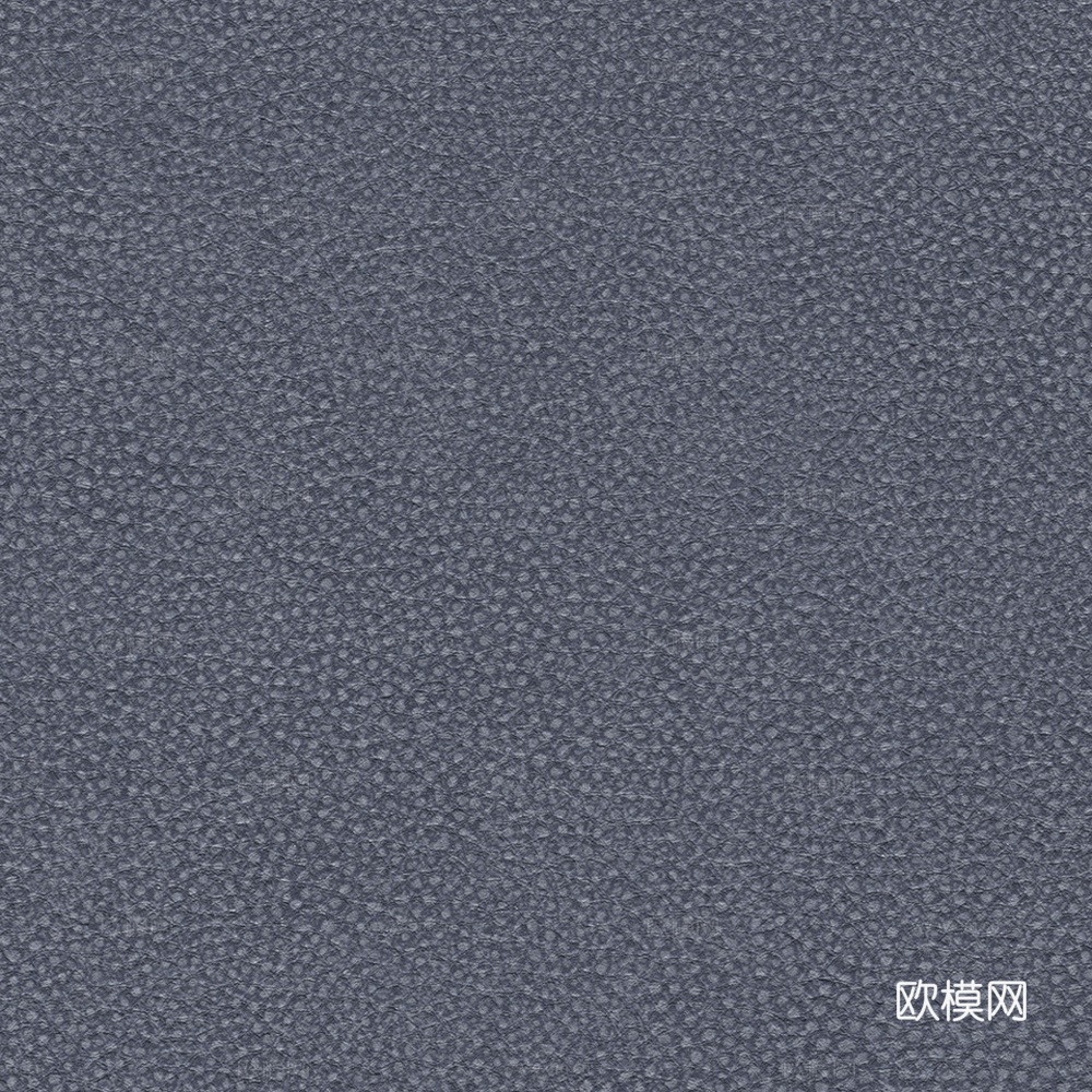 蓝色粗纹皮革