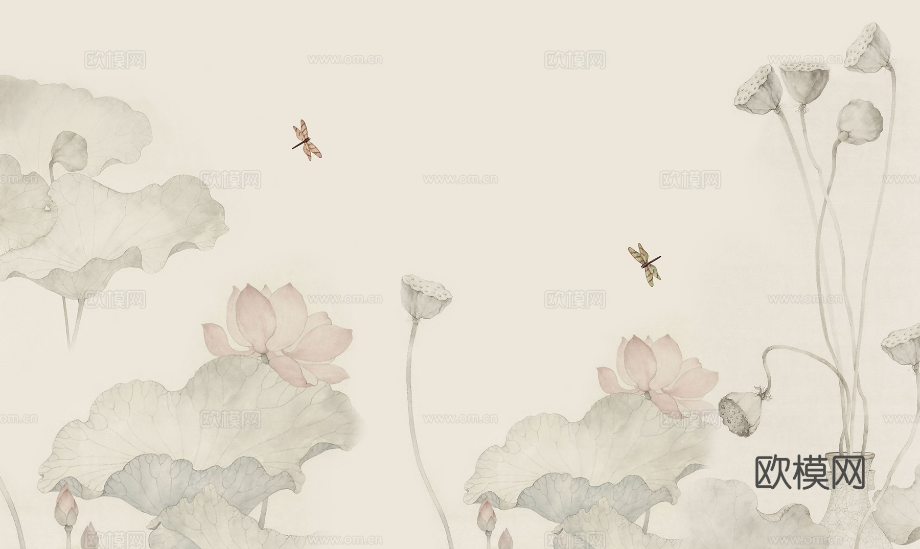 新中式山水装饰画