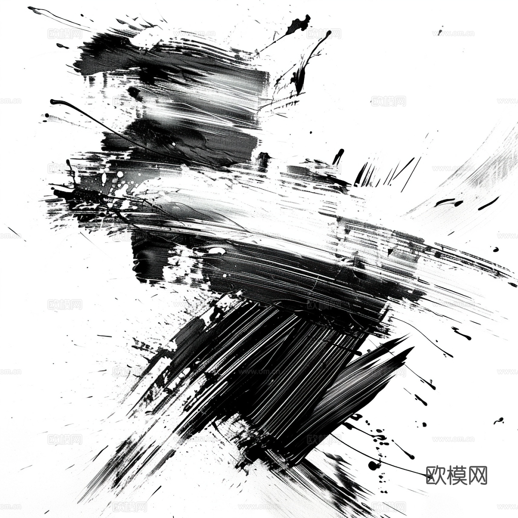 现代抽象装饰画