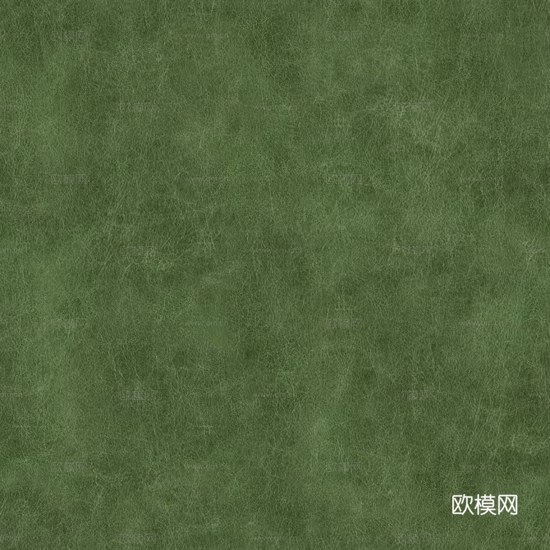 绿色细纹皮革