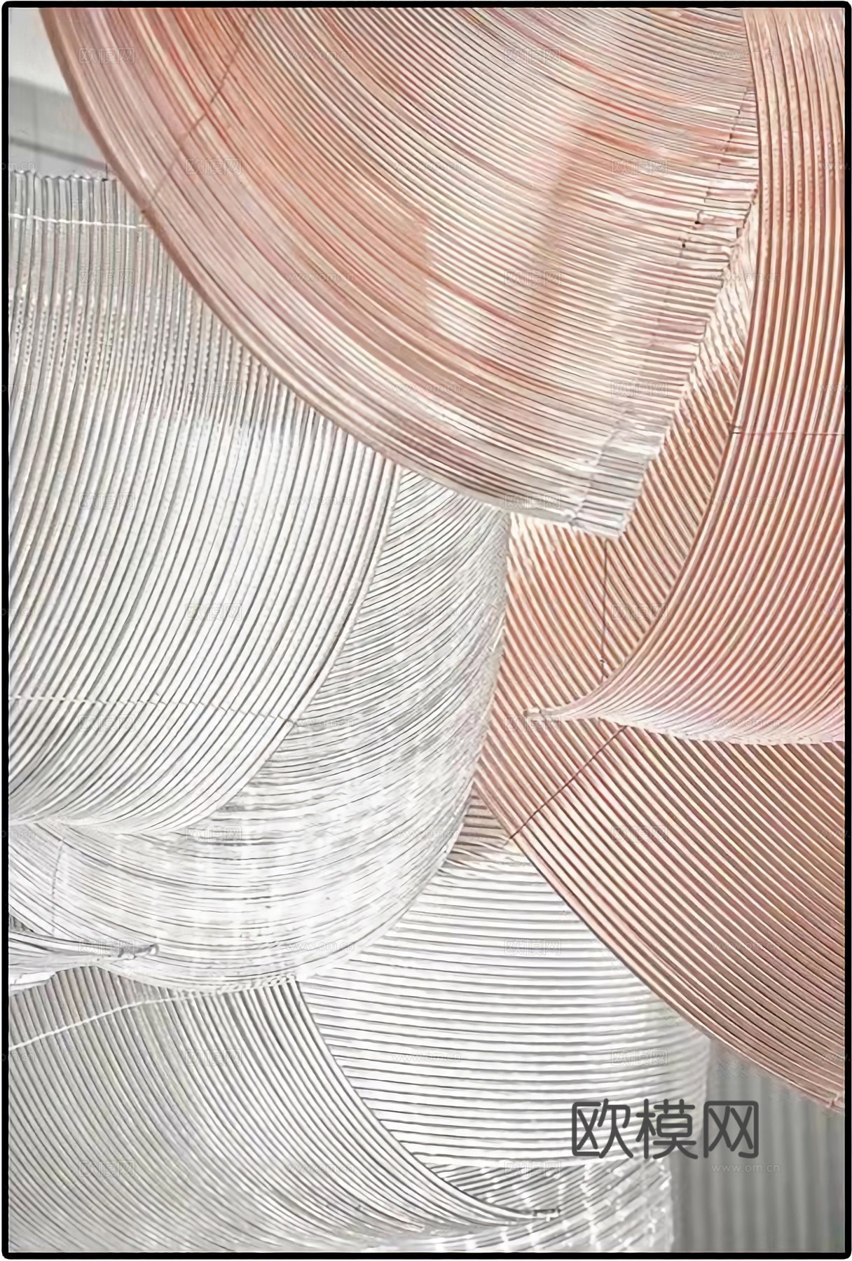 现代抽象纹理画