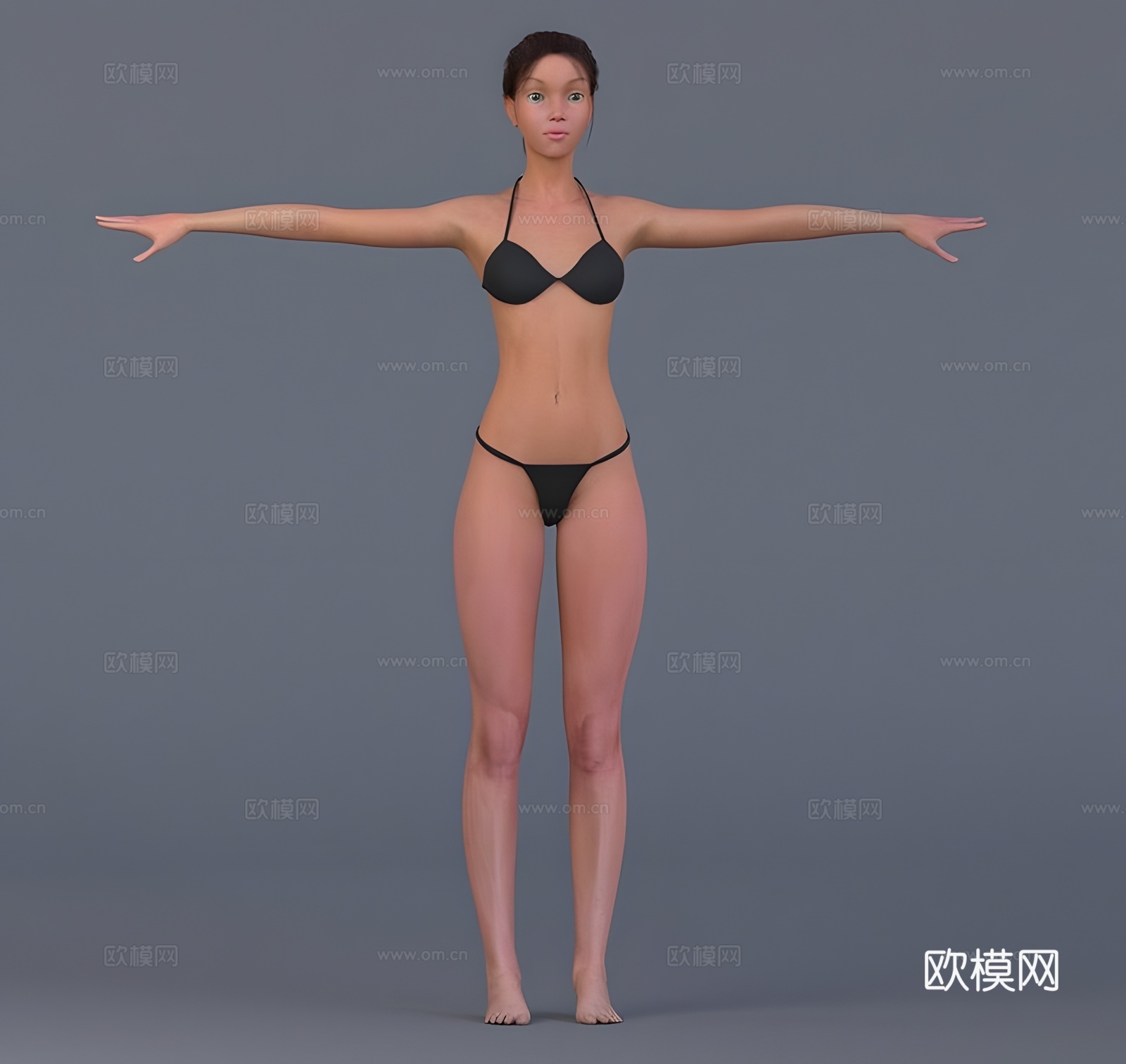 女模特3d模型