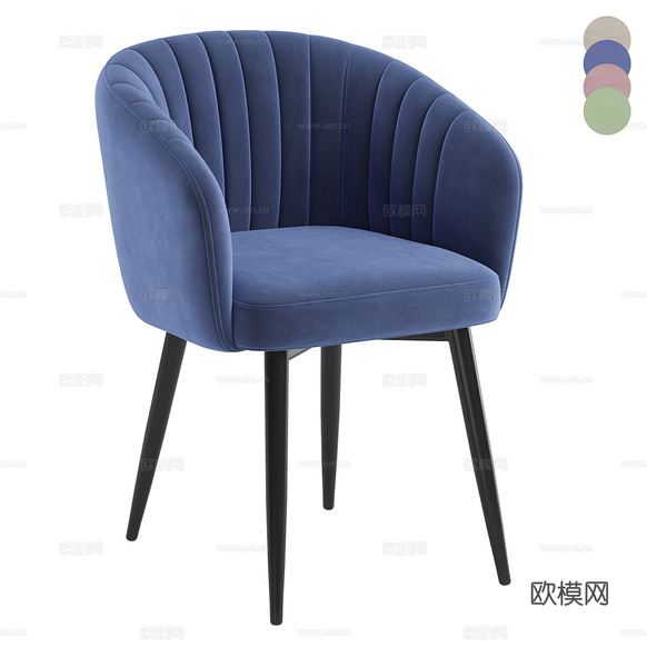 沙发茶几组合3d模型下载