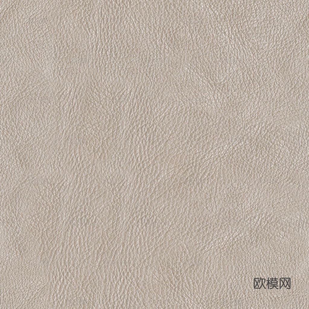 灰色粗纹皮革