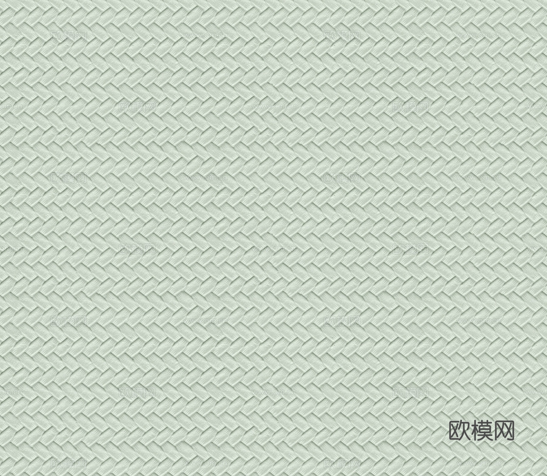 蓝色编织皮革