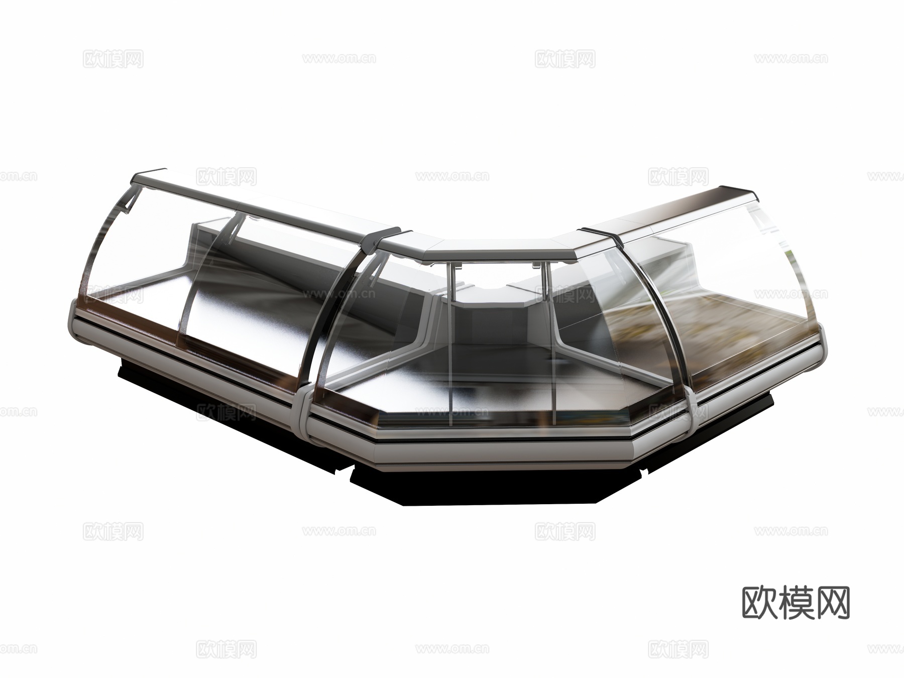 冰柜保险柜蛋糕柜  冷藏柜  饮料柜su模型下载（渲染图1）