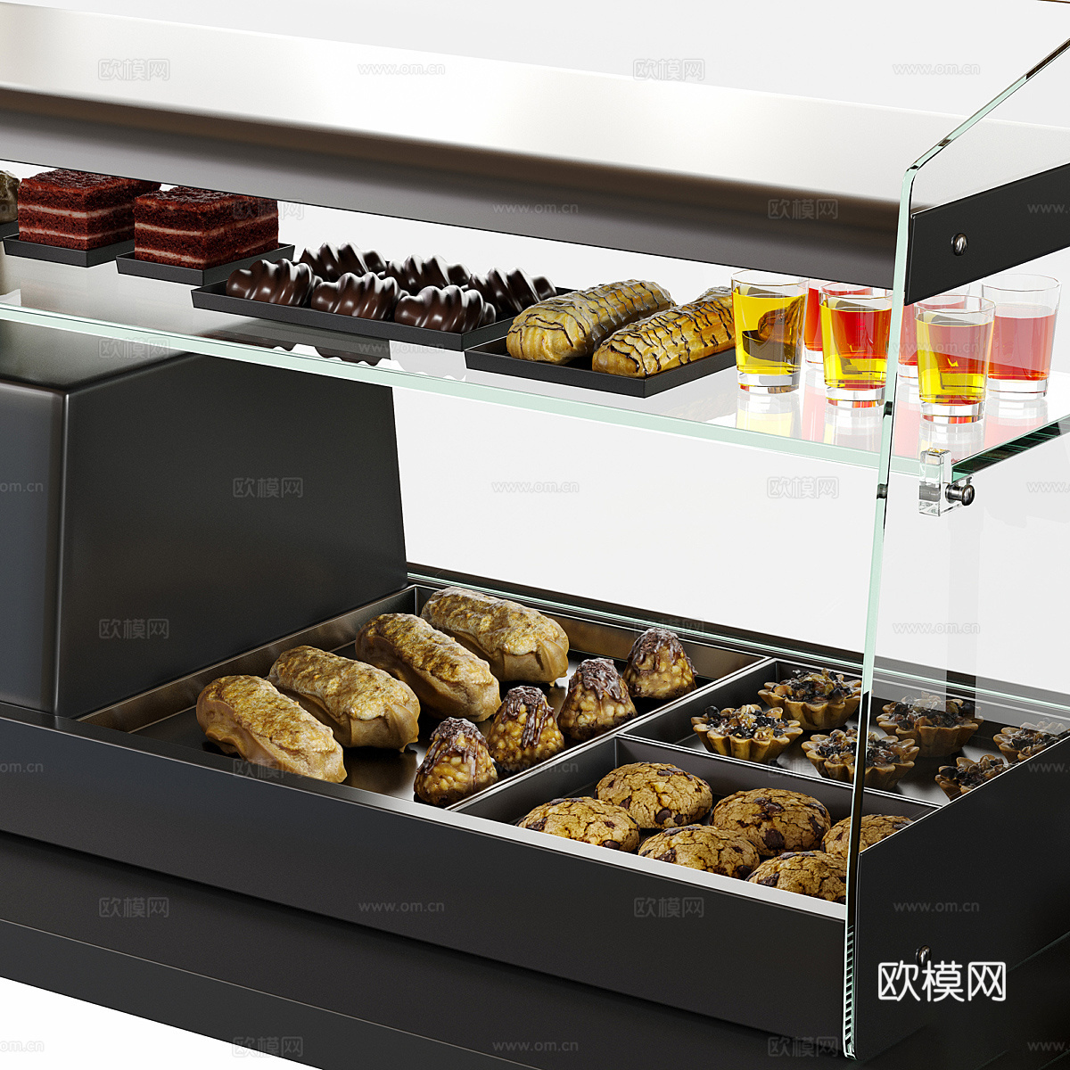 现代 咖啡厅设备3d模型下载（渲染图3）