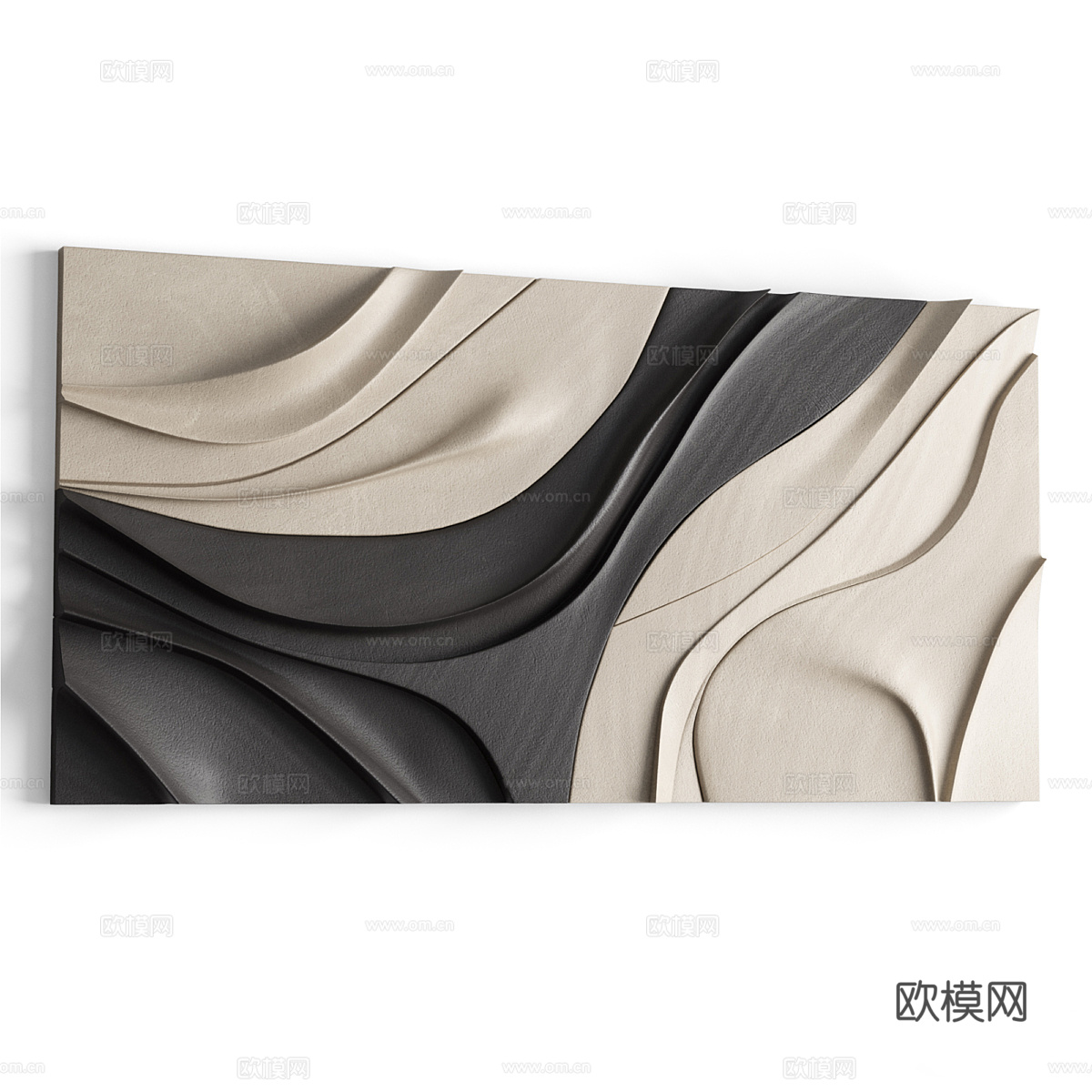 新中式墙饰挂件3d模型