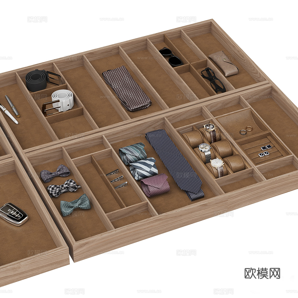 现代意式 Rimadesio Altair 内阁 首饰柜3d模型下载（渲染图5）