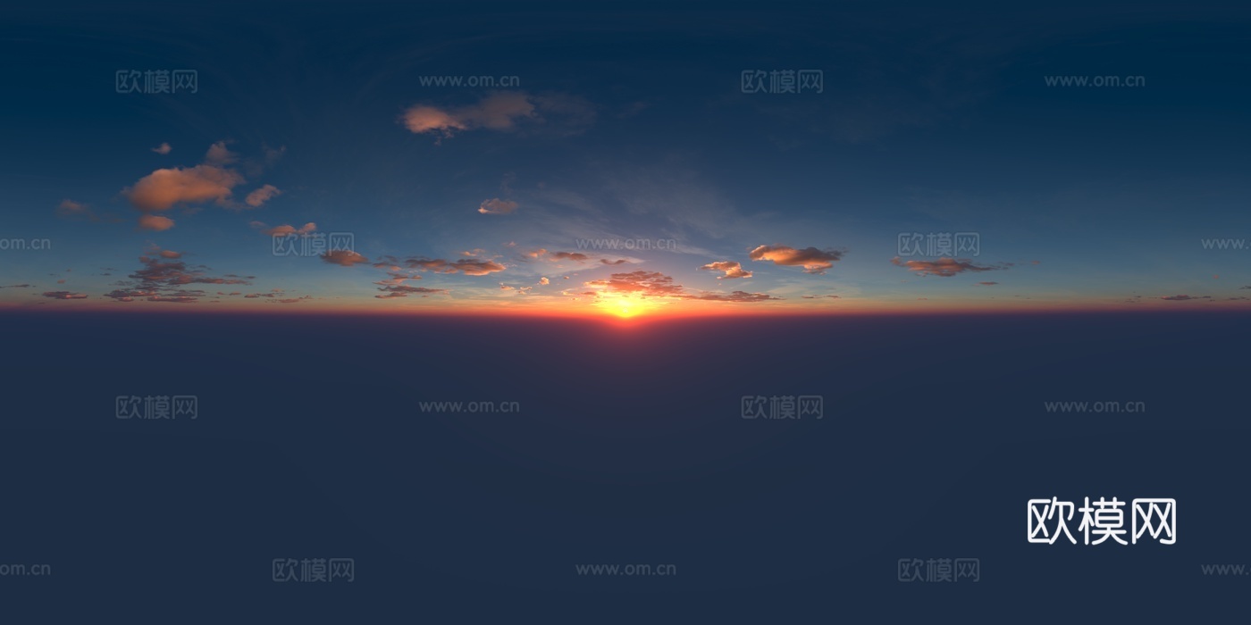 漂亮天空高清环境贴图 HDR