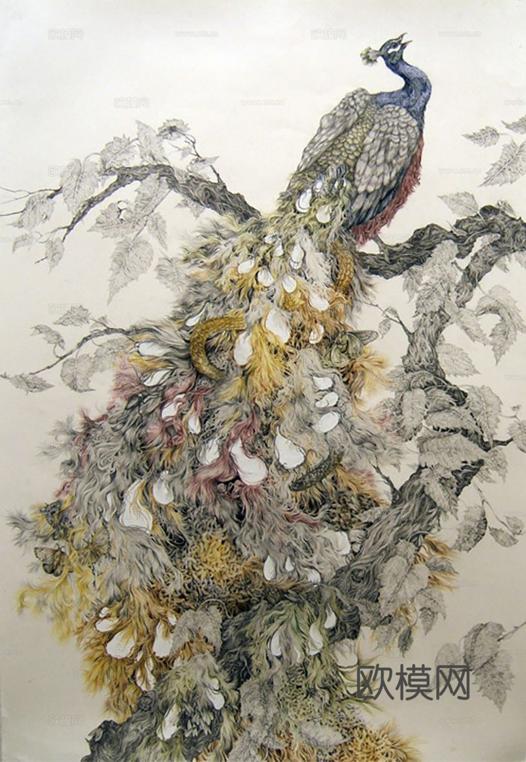 中古复古挂画 艺术画  抽象画  现代装饰挂画