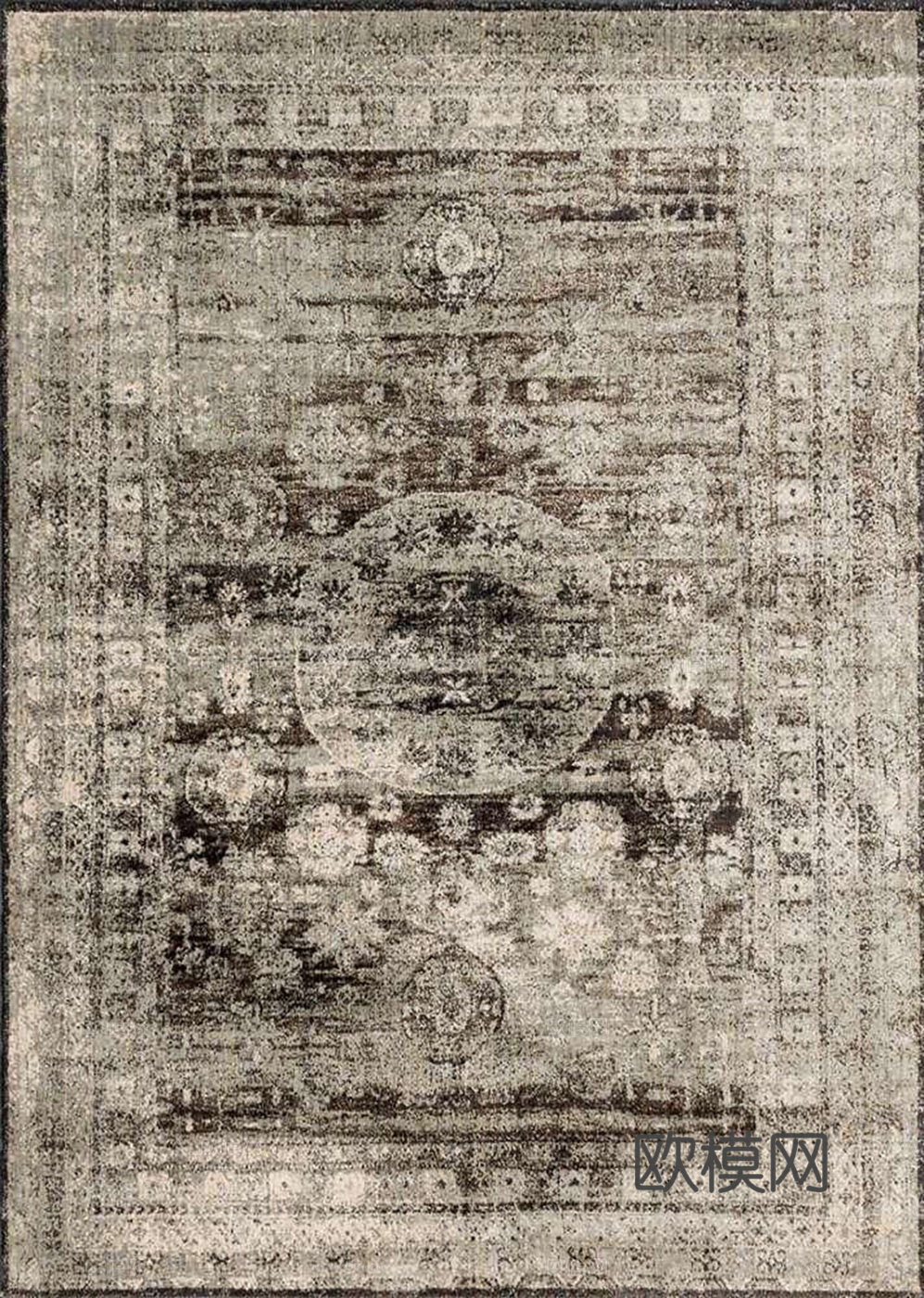 欧式花纹地毯  东南亚地毯 地毯 中古风地毯