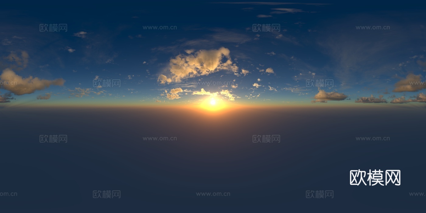 漂亮天空高清环境贴图 HDR