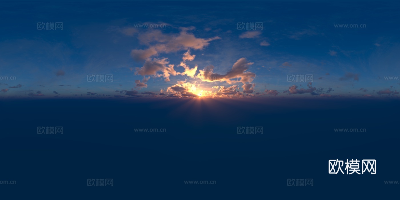 漂亮天空高清环境贴图 HDR