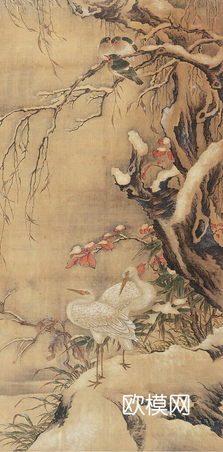 中古复古挂画 艺术画  抽象画  现代装饰挂画