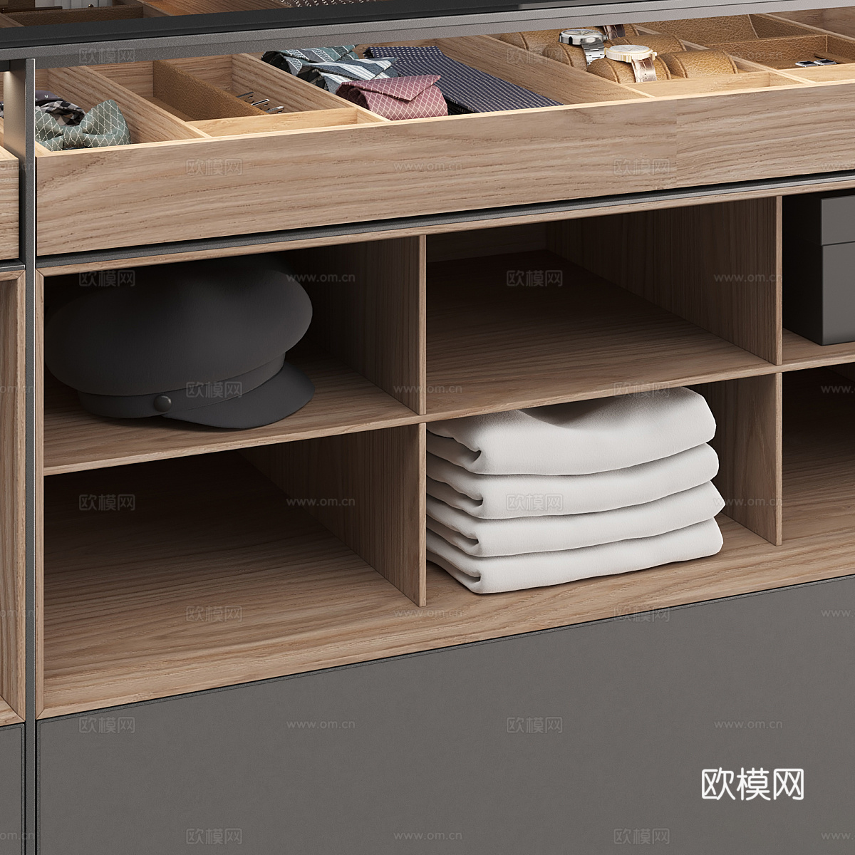 现代意式 Rimadesio Altair 内阁 首饰柜3d模型下载（渲染图4）